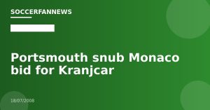 Portsmouth snub Monaco bid for Kranjcar